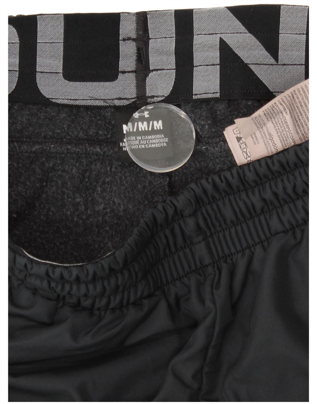 Under Armour Ανδρική αθλητική φόρμα Παντελόνι Joggers Μεσαίο γκρι βαμβακερό χρώμα