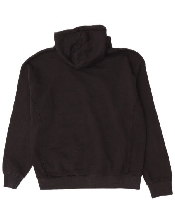 Pull & Bear Mens Marvel Graphic Hoodie Jumper Μεγάλος Μαύρος Πολυεστέρας
