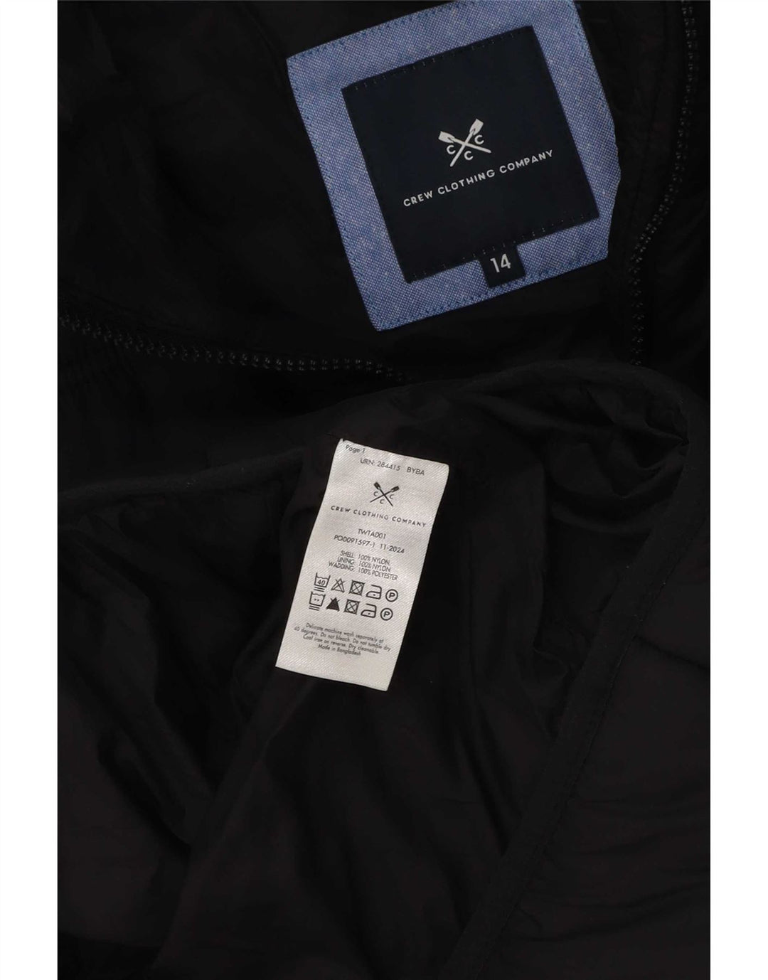 Crew Clothing Γυναικεία padded Gilet UK 14 Large Black Polyester