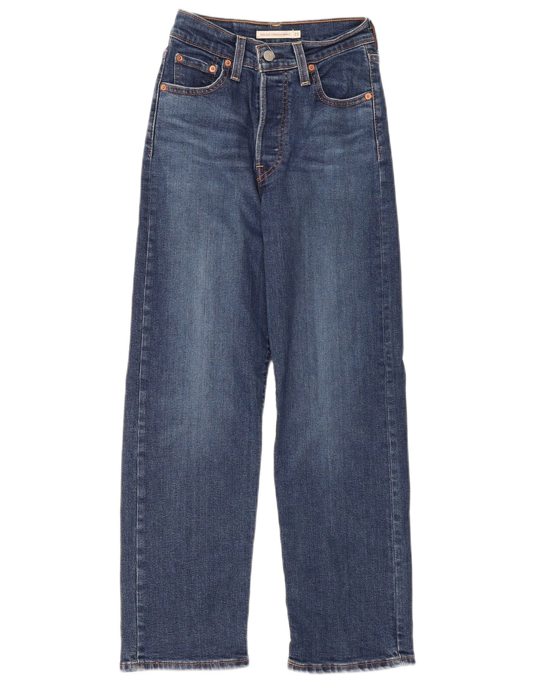 Γυναικείο τζιν Levi's Ribcage Straight W23 L27 Μπλε βαμβακερό