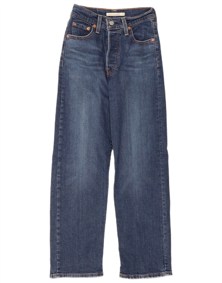 Γυναικείο τζιν Levi's Ribcage Straight W23 L27 Μπλε βαμβακερό