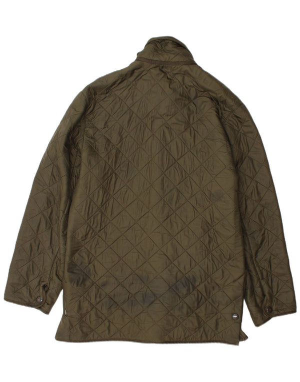 Ανδρικό καπιτονέ μπουφάν Barbour UK 36 Small Green Polyamide