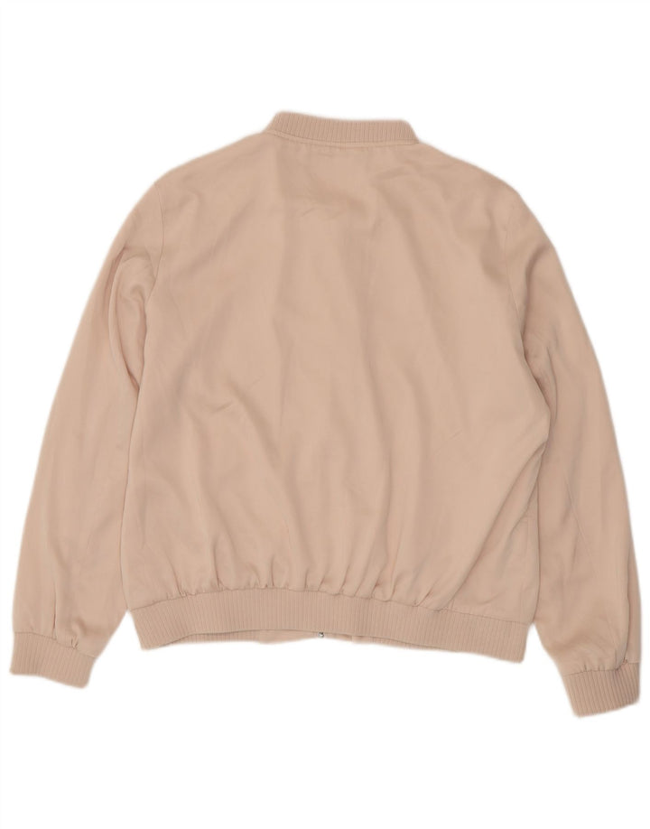 ZARA Γυναικείο Bomber Jacket UK 18 XL Pink Polyester