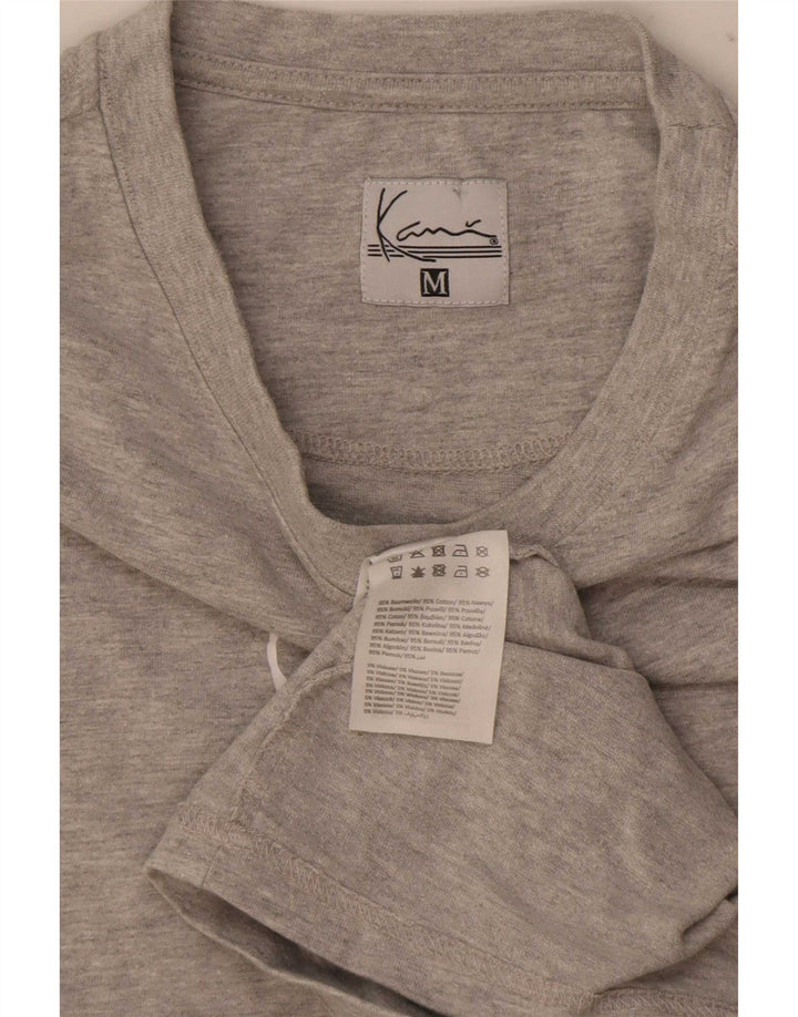 Ανδρικό γραφικό T-Shirt Karl Kani Τοπ μεσαίου γκρι βαμβακερό