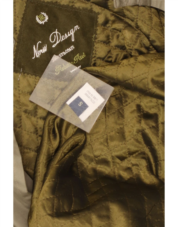Vintage Ανδρική καμπαρντίνα UK 36 Small Khaki Cotton