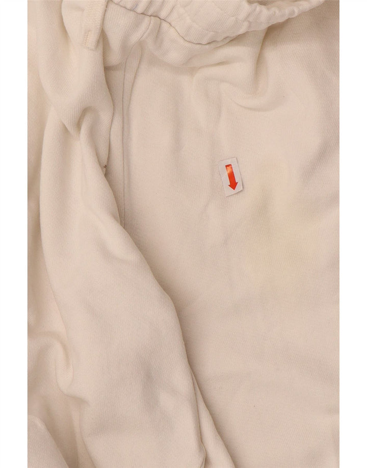 Puma Γυναικεία αθλητική φόρμα Παντελόνι Joggers UK 14 Μεσαίο λευκό βαμβακερό