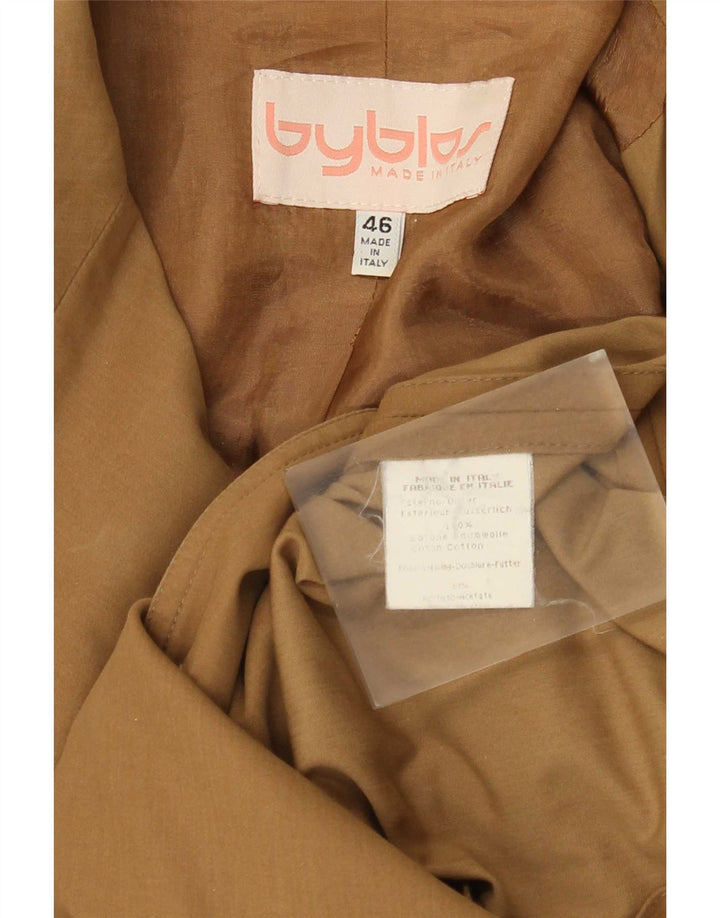Byblos Γυναικείο Μπουφάν Μπλέιζερ Military Double Breasted IT 46 Large Beige