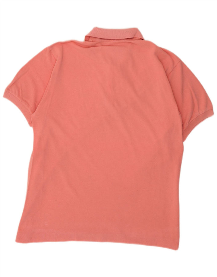 Ανδρικό πουκάμισο Polo Lacoste, Μέγεθος 4, Μεσαίο Ροζ Βαμβακερό
