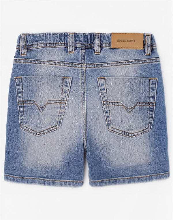 Diesel Boys Distressed τζιν σορτς 3-4 ετών W20 Μπλε βαμβακερό