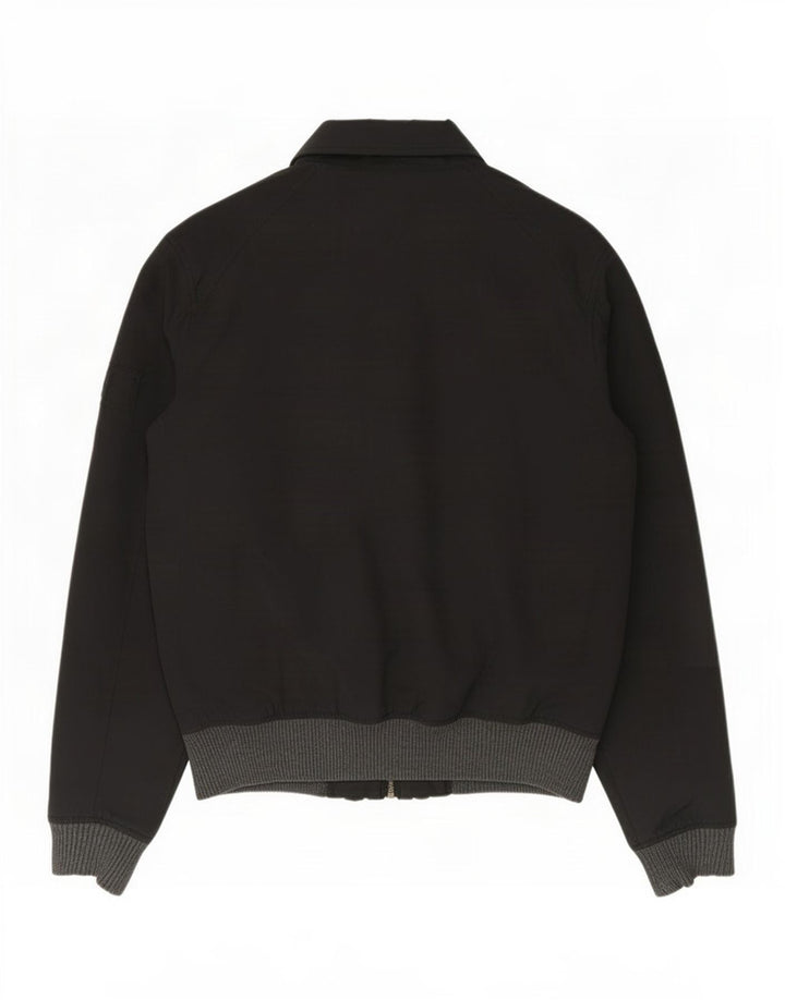 Ανδρικό Bomber Jacket με κουκούλα Fat Face UK 36 Small Black Nylon