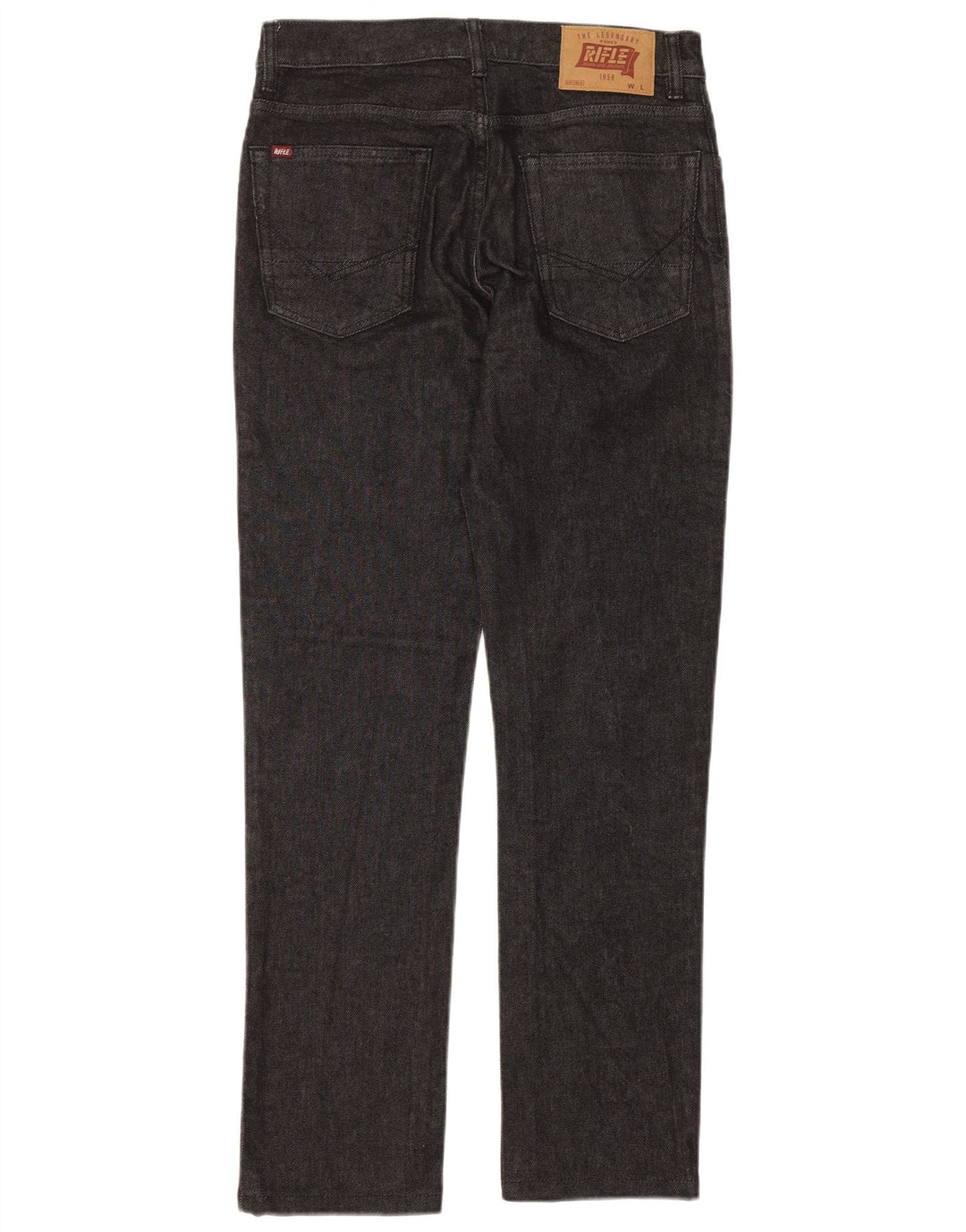 RIFLE Γυναικείο Bruce Regular Straight Jeans W31 L32 Μαύρο βαμβακερό