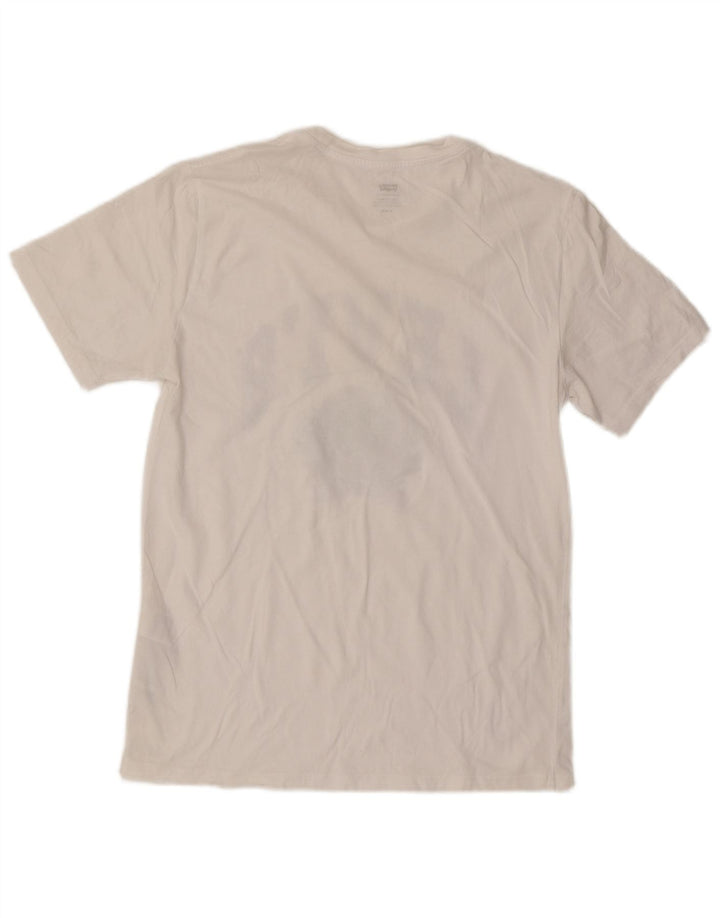 Ανδρικό γραφικό T-Shirt Levi's Top Μεσαίο λευκό βαμβακερό