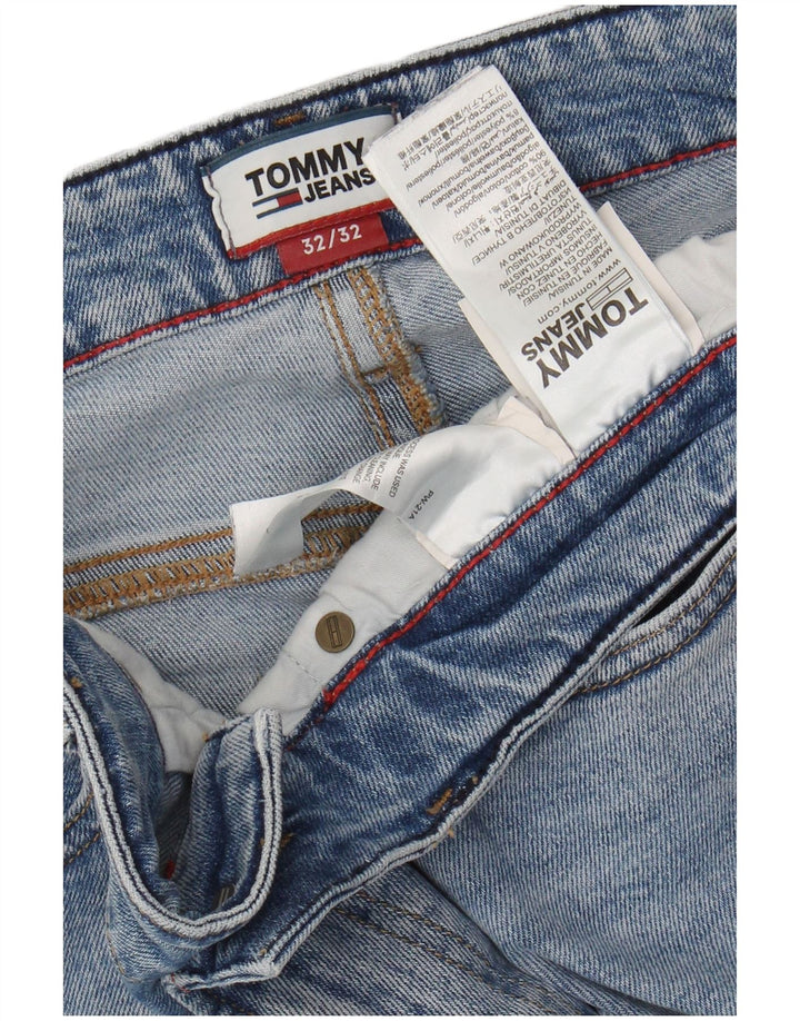 TOMMY HILFIGER Ανδρικό Slim Jeans W32 L32 Μπλε βαμβακερό