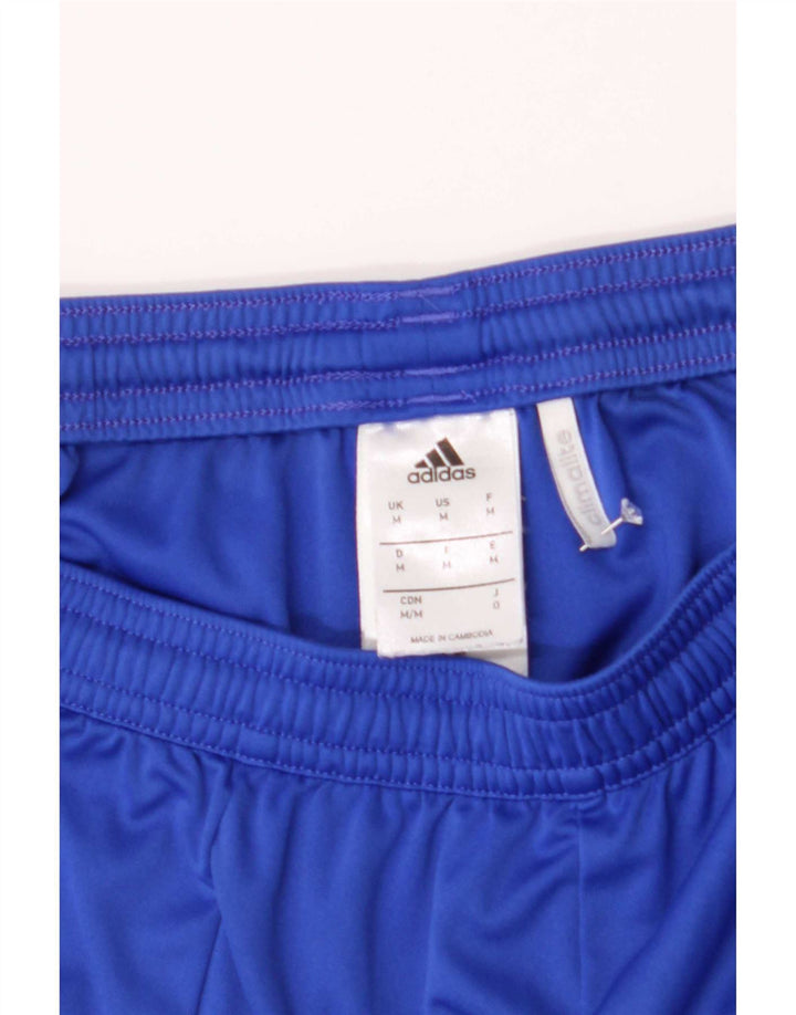 Ανδρικό αθλητικό σορτς Adidas Climalite με μεσαίο μπλε χρώμα πολυεστέρα