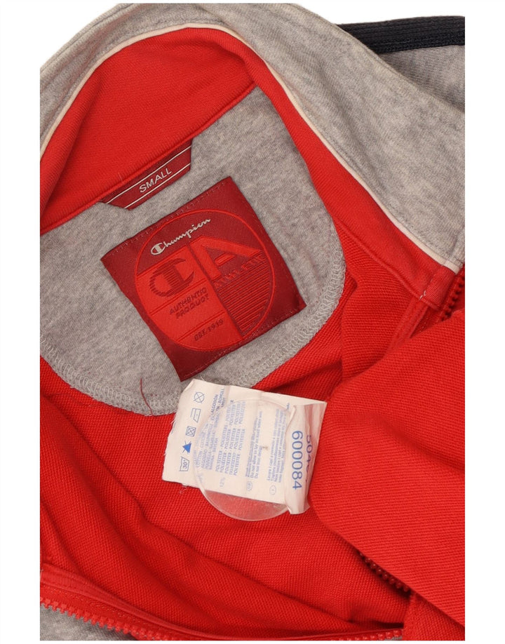 Ανδρική αθλητική φόρμα CHAMPION Top Jacket Small Red Colourblock Βαμβακερό
