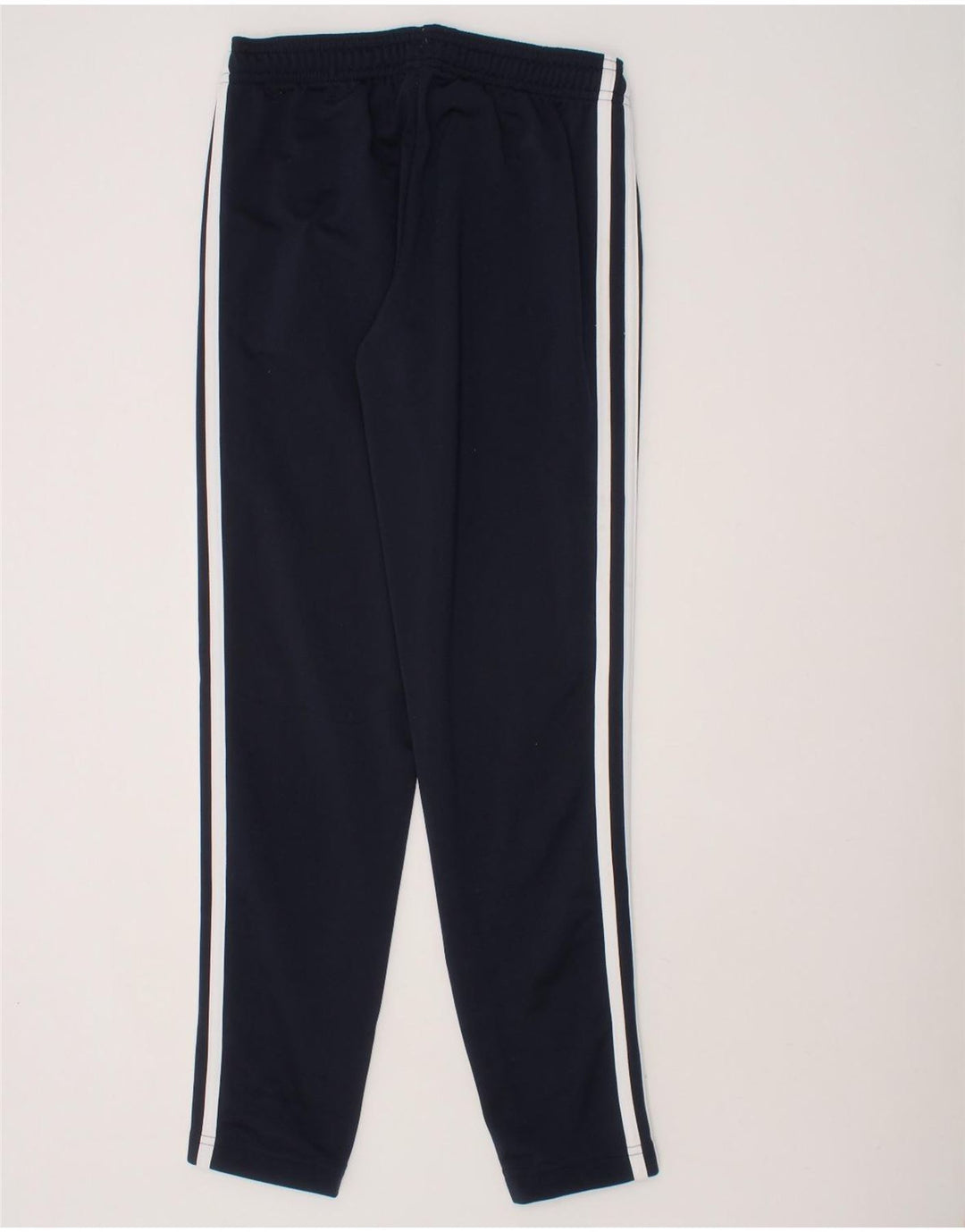 ADIDAS Boys Tracksuit Trousers 9-10 Years Navy Blue Polyester Vintage Adidas and Second-Hand Adidas from Messina Hembry 