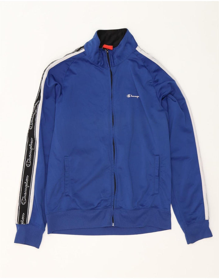 Ανδρική φόρμα Champion Graphic Top Jacket Large Blue Colorblock Polyester
