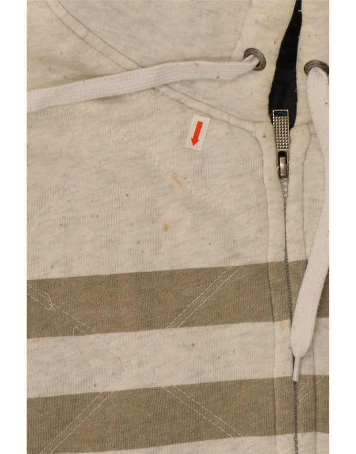 Ανδρικό πουλόβερ με κουκούλα με φερμουάρ Rip Curl Βαμβακερό μεσαίο γκρι ριγέ