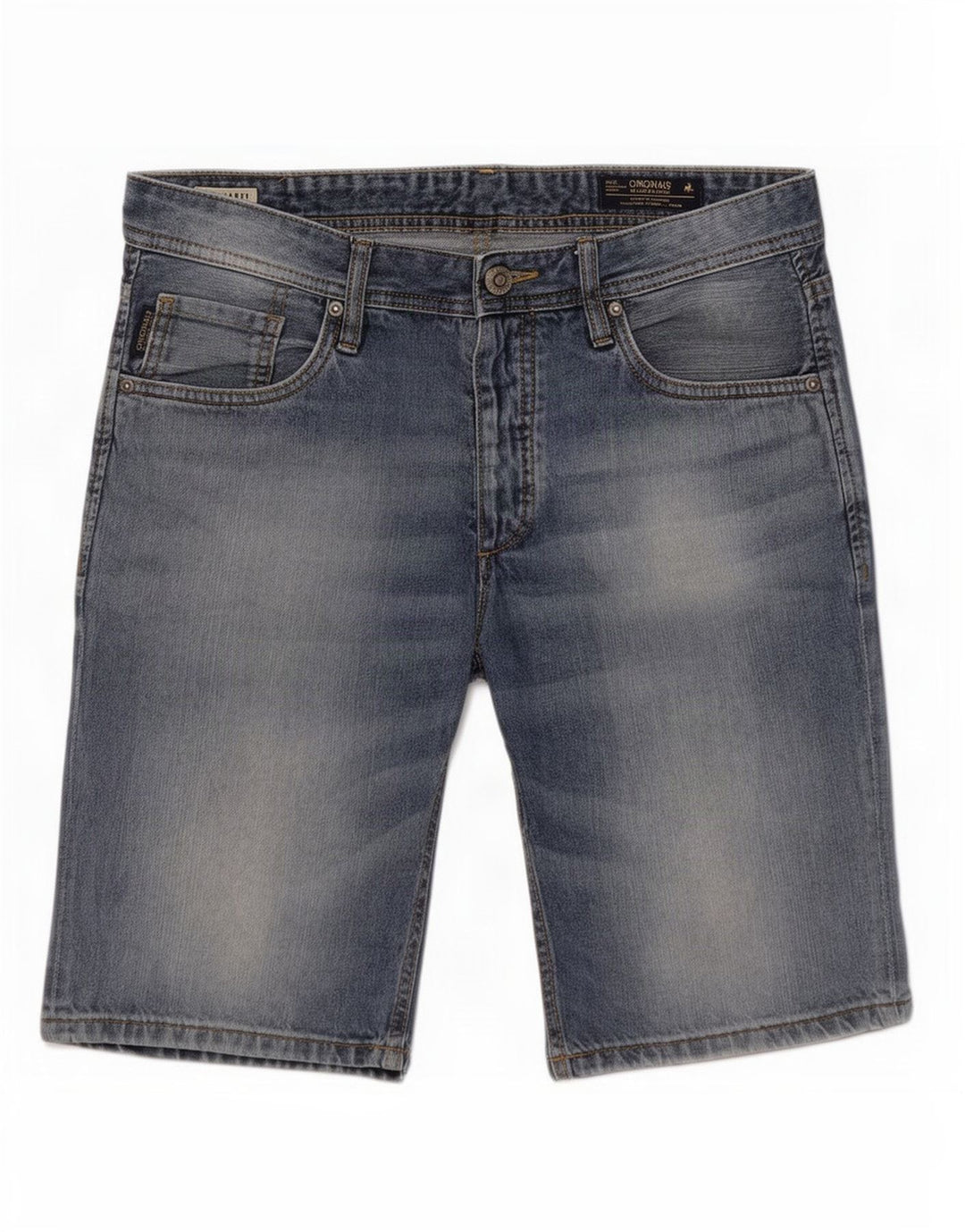 Jack & Jones Ανδρικό τζιν σορτς μεγάλο W36 μπλε βαμβακερό