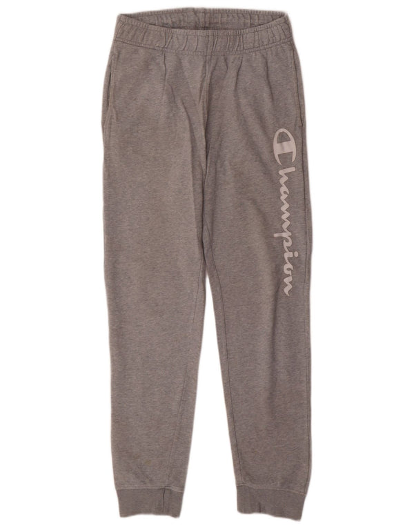 Champion Γυναικεία φόρμα φόρμας γραφικά Joggers UK 10 Small Grey