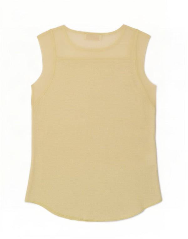 Zara Γυναικείο Γιλέκο UK 10 Small Yellow Flecked