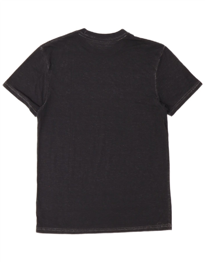 Hard Rock Cafe Ανδρικό T-Shirt γραφικό Amsterdam Top Μεσαίο μαύρο βαμβακερό