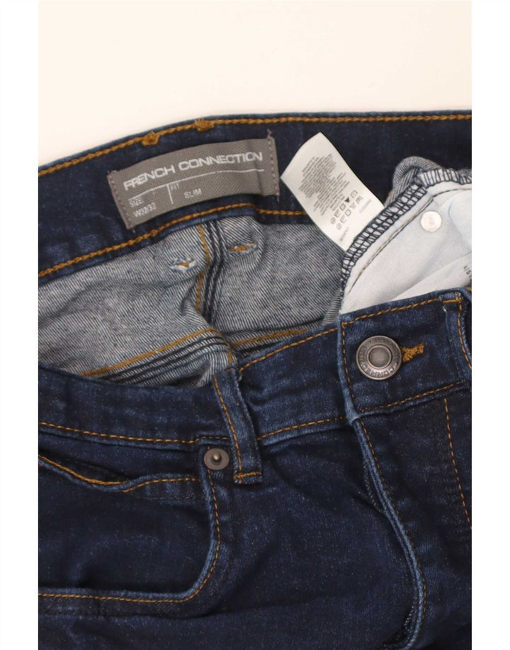 French Connection Ανδρικό Slim Jeans W32 L24 Navy Blue Cotton