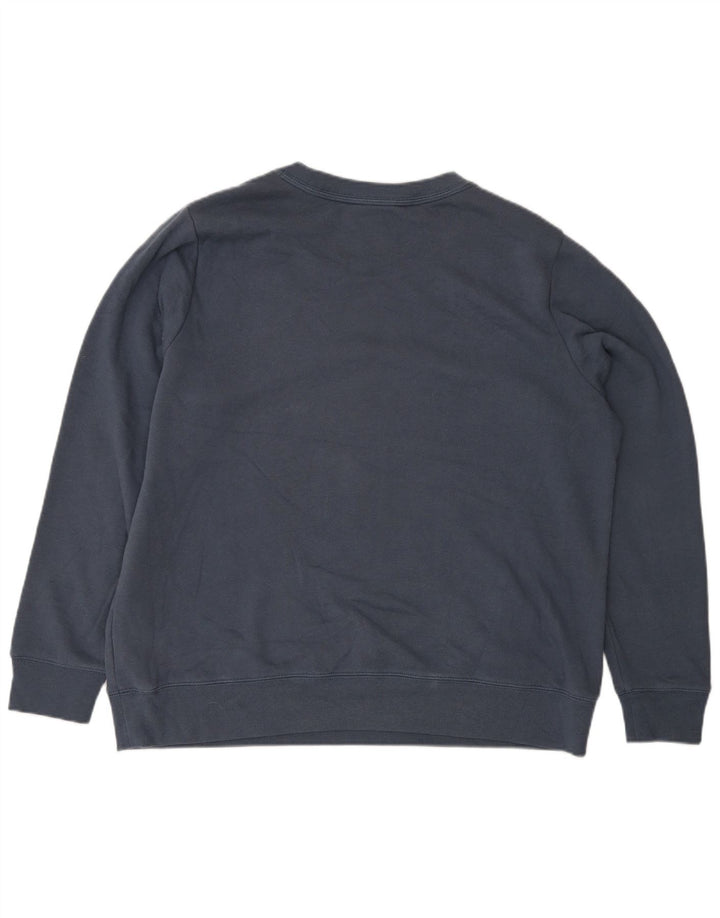 Marks & Spencer Γυναικεία γραφική φούτερ Jumper UK 16 Large Navy Blue