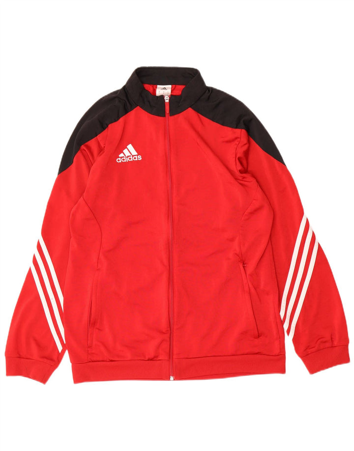 Ανδρική αθλητική φόρμα Adidas Top Jacket Μεσαίο Κόκκινο Colourblock Πολυεστέρας