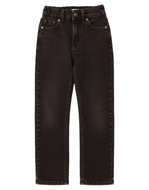 LEVI'S Boys 511 Slim Jeans 6-7 ετών W20 L22 Μαύρο βαμβακερό