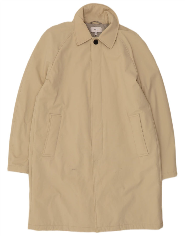 Ανδρικό πανωφόρι Reiss UK 42 XL Beige Polyamide