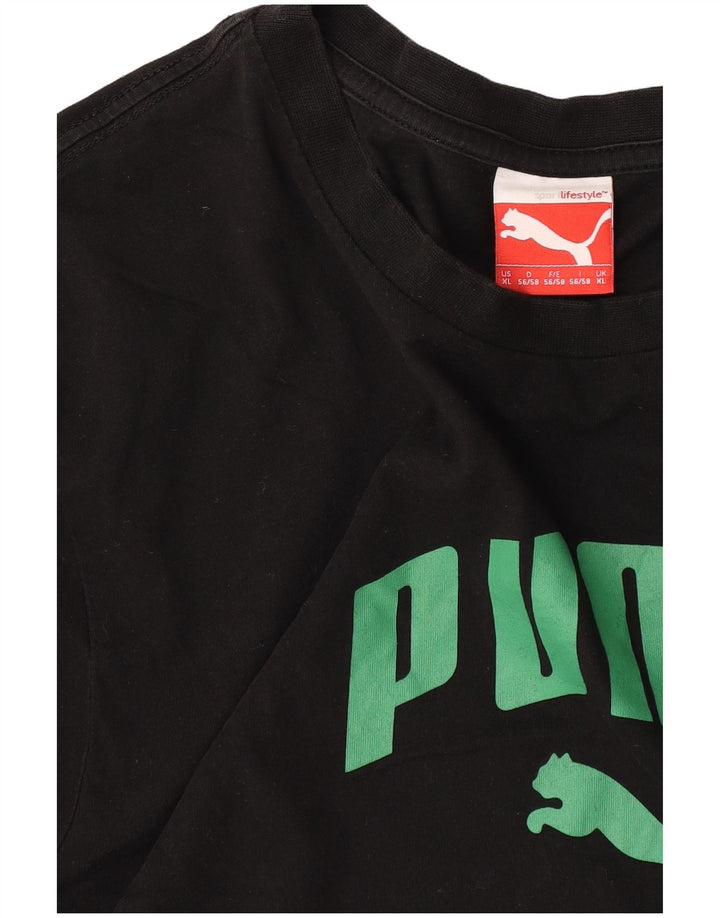 Ανδρικό γραφικό T-Shirt Puma Top XL Μαύρο