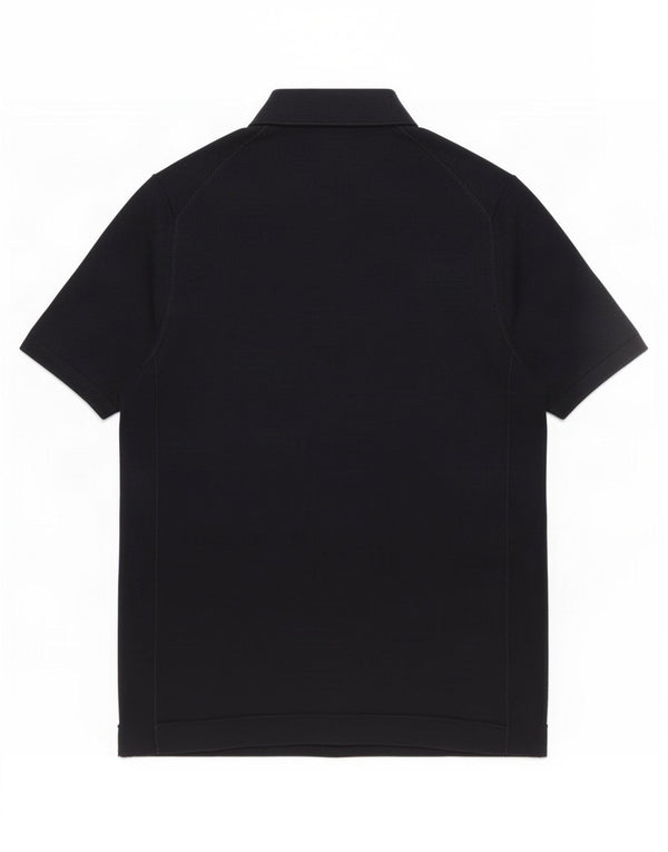 Ανδρικό πουκάμισο πόλο Massimo Dutti μεγάλο μπλε ναυτικό