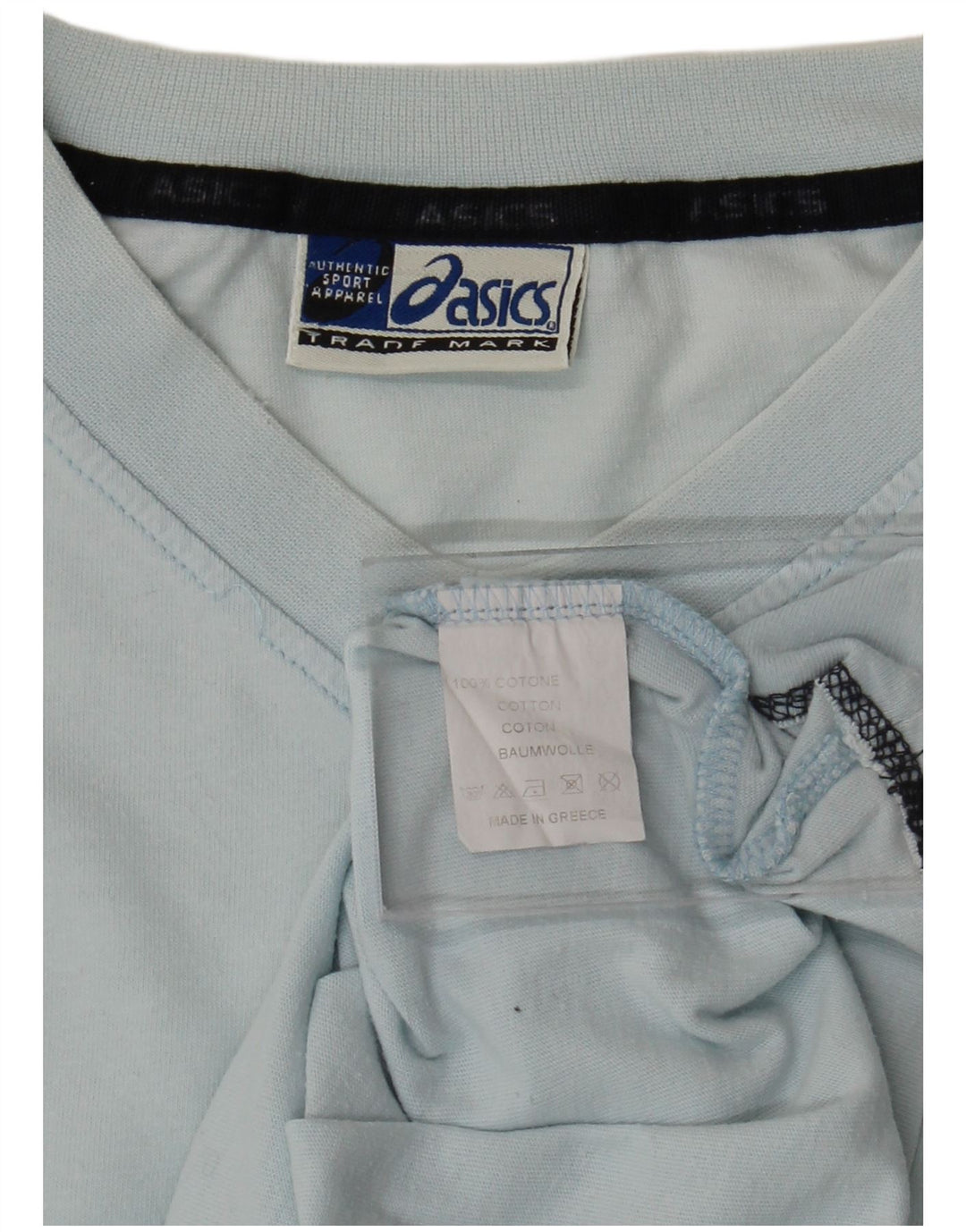 Ανδρικό T-Shirt Asics Top 2XL Μπλε βαμβακερό