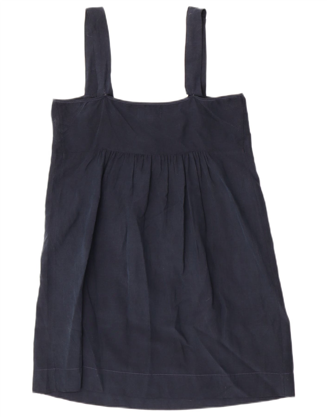 Γυναικεία αμάνικη μπλούζα Ralph Lauren Top UK 12 Medium Navy Blue Silk