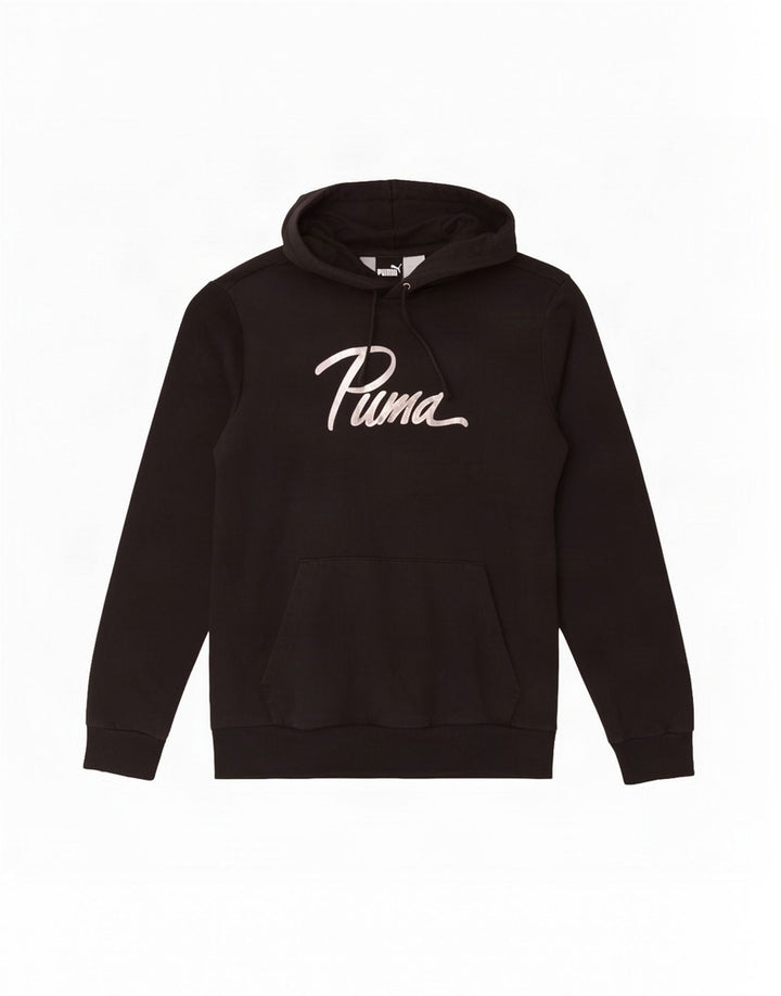 Ανδρικό γραφικό κουκούλα Puma, μεσαίο μαύρο