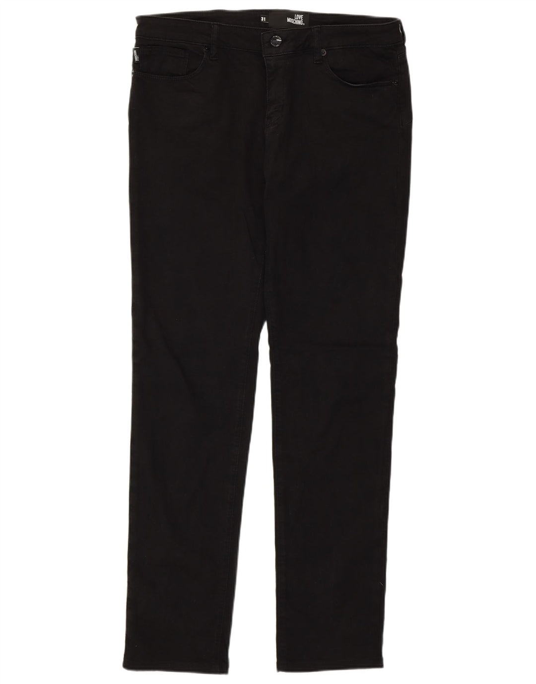 Moschino Γυναικείο Slim Jeans W31 L30 Μαύρο βαμβακερό
