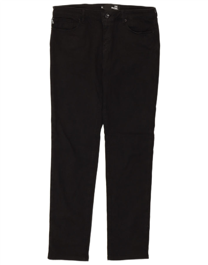 Moschino Γυναικείο Slim Jeans W31 L30 Μαύρο βαμβακερό