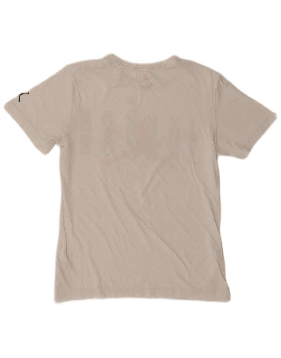 JORDAN Boys Graphic T-shirt Top 12-13 ετών μεγάλο λευκό βαμβακερό