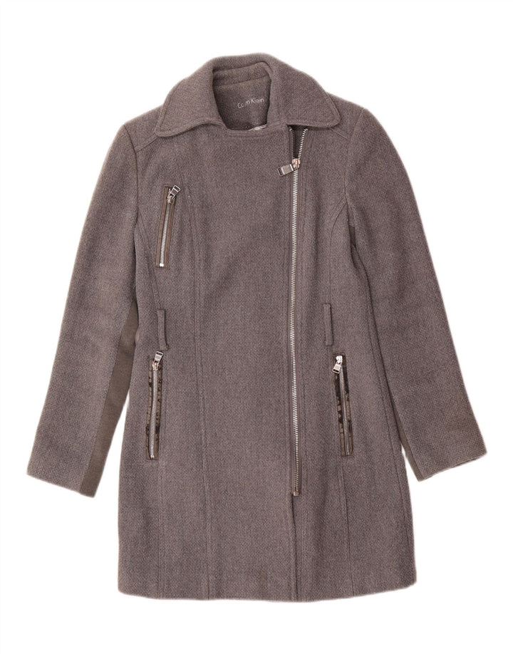Γυναικείο παλτό Calvin Klein UK 10 Small Grey Wool