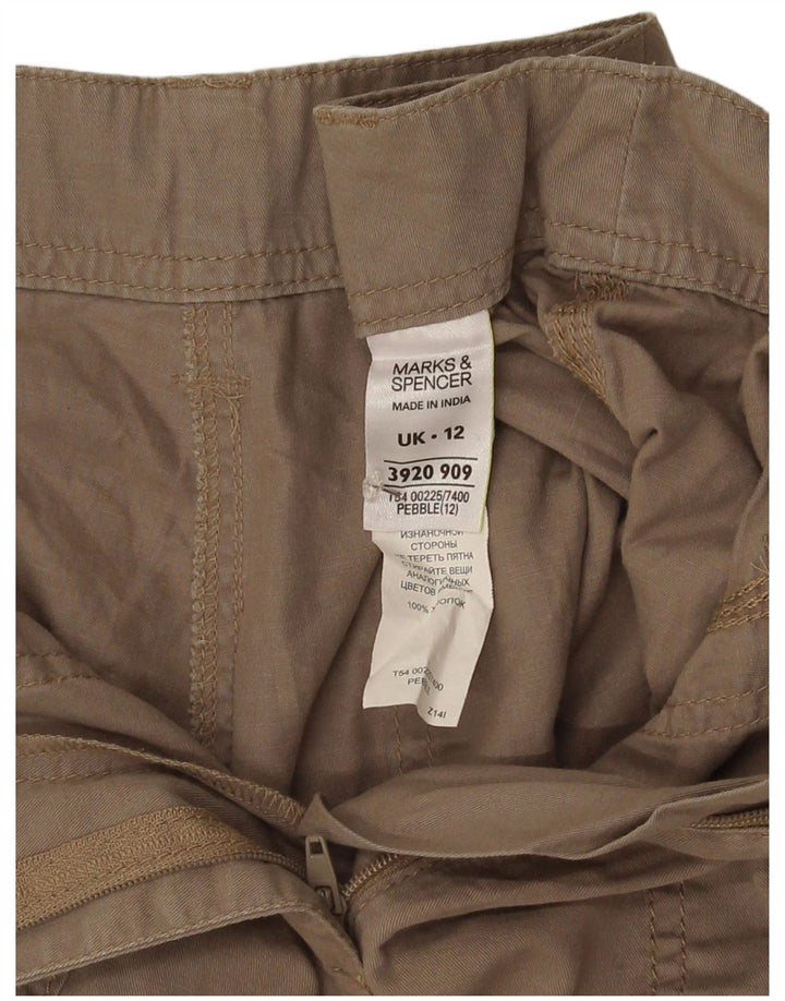 Marks & Spencer Γυναικείο Casual σορτς UK 12 Medium W30 Γκρι βαμβακερό