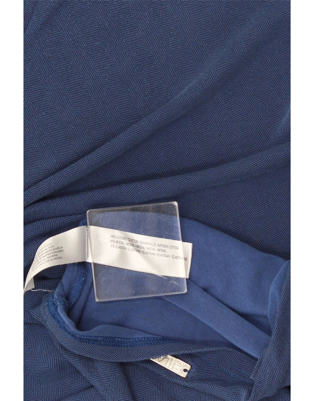 Ανδρικό T-Shirt Fila Top XL Μπλε βαμβακερό ψαροκόκαλο