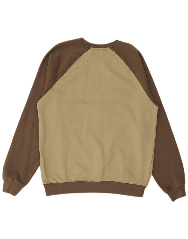 Ανδρικό φούτερ VANS Jumper Medium Khaki Colourblock Βαμβακερό