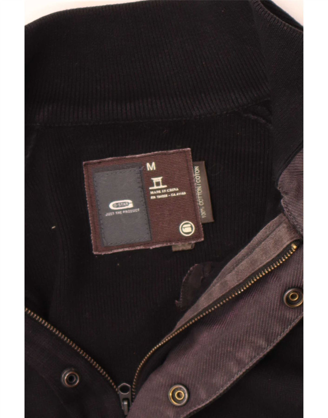 G-Star Γυναικείο Crop Bomber Jacket UK 12 μεσαίο μαύρο βαμβακερό
