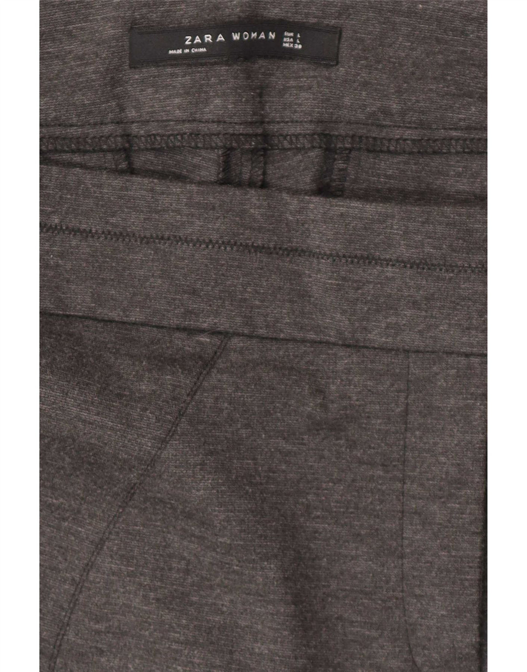 Γυναικείο Slim Suit Παντελόνι Zara Μεγάλο W32 L30 Γκρι φλύκταινα