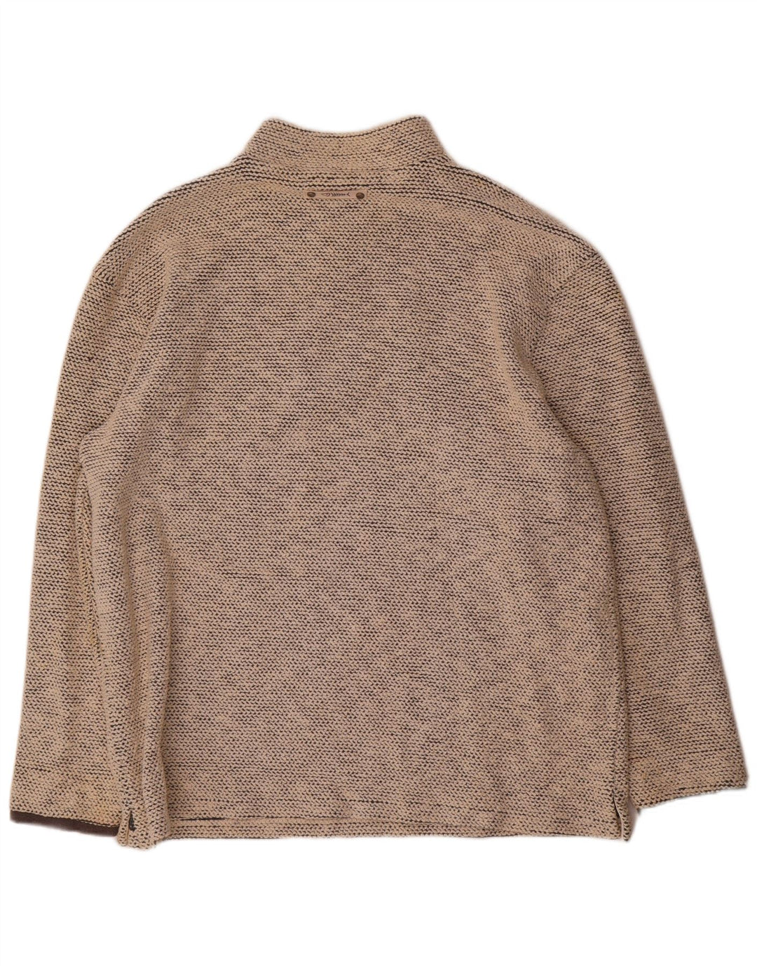 Weird Fish Ανδρικό Φούτερ με φερμουάρ Jumper 2XL Μπεζ βαμβακερό