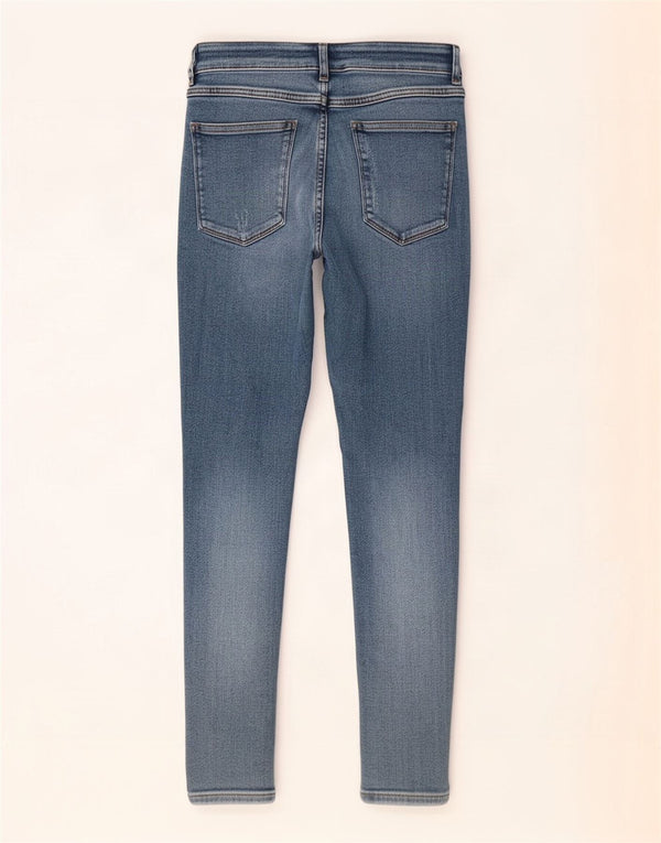 Zara Γυναικεία στενόχωρα τζιν EU 42 Large W32 L27 Μπλε βαμβακερό