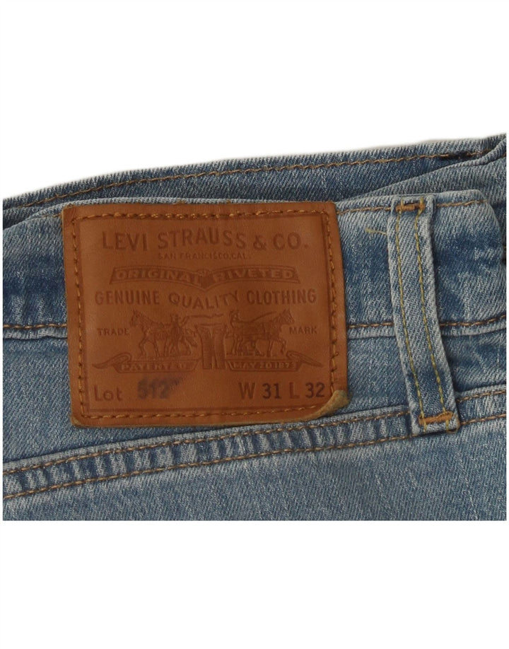 LEVI'S Mens 512 Slim Tapered Jeans W31 L32  Blue