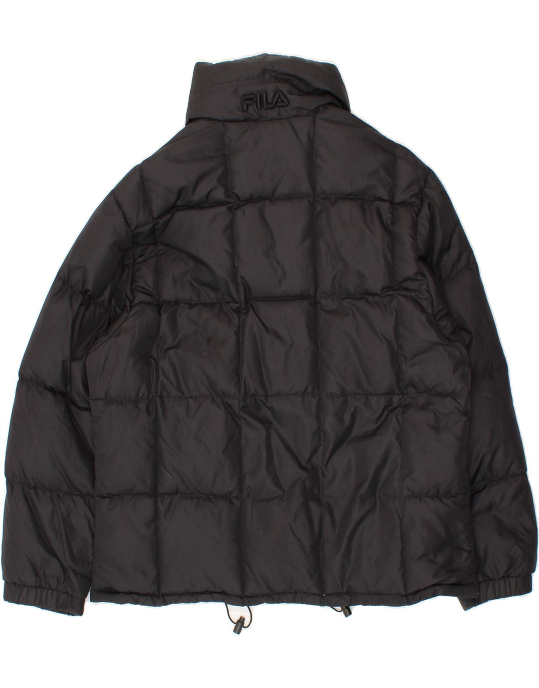 FILA Womens Padded Jacket IT 46 Large Black Polyester Vintage Fila and Second-Hand Fila from Messina Hembry 