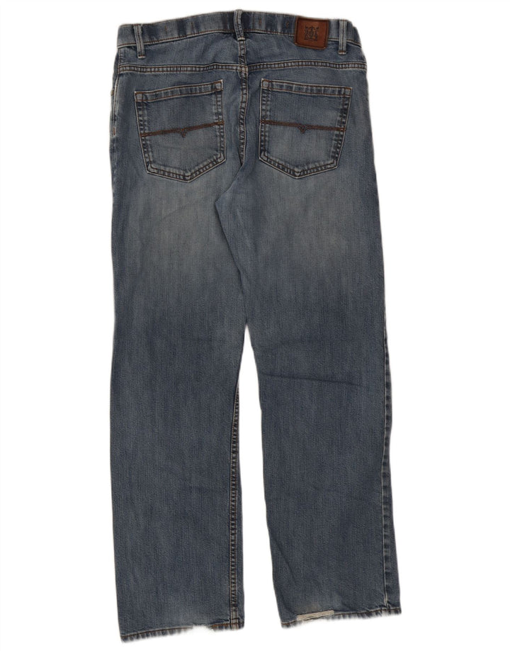 Ανδρικό τζιν ίσιο Marks & Spencer Regular Fit W34 L31 Μπλε βαμβακερό